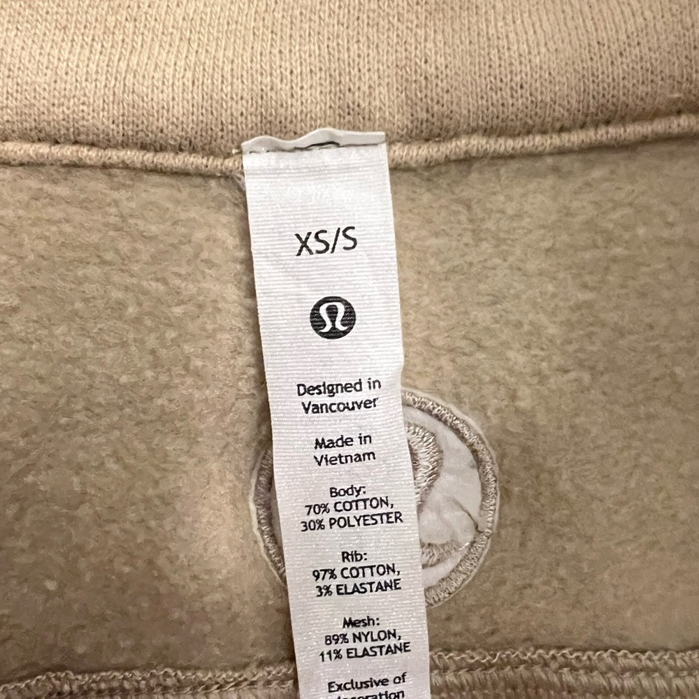 Lululemon Scuba Oversized Half Zip Funnel Neck. XS/S - Picture 3 of 3